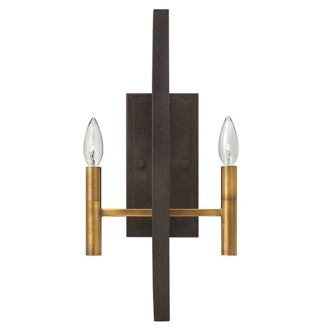 Hinkley Lighting Euclid 2 Light 20 Tall Wall Sconce