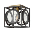 Hinkley Lighting Fulham Single Light 10 Wide Flush Mount Square