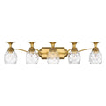 Hinkley Lighting H5315 Plantation 5 Light 37 Wide Bathroom Vanity