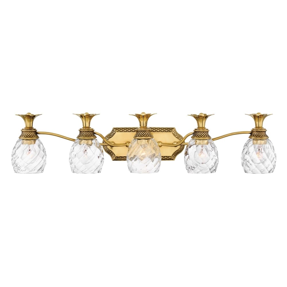 Hinkley Lighting H5315 Plantation 5 Light 37 Wide Bathroom Vanity