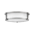 Hinkley Lighting Lowell 3 Light 16 Wide Flush Mount Drum Ceiling