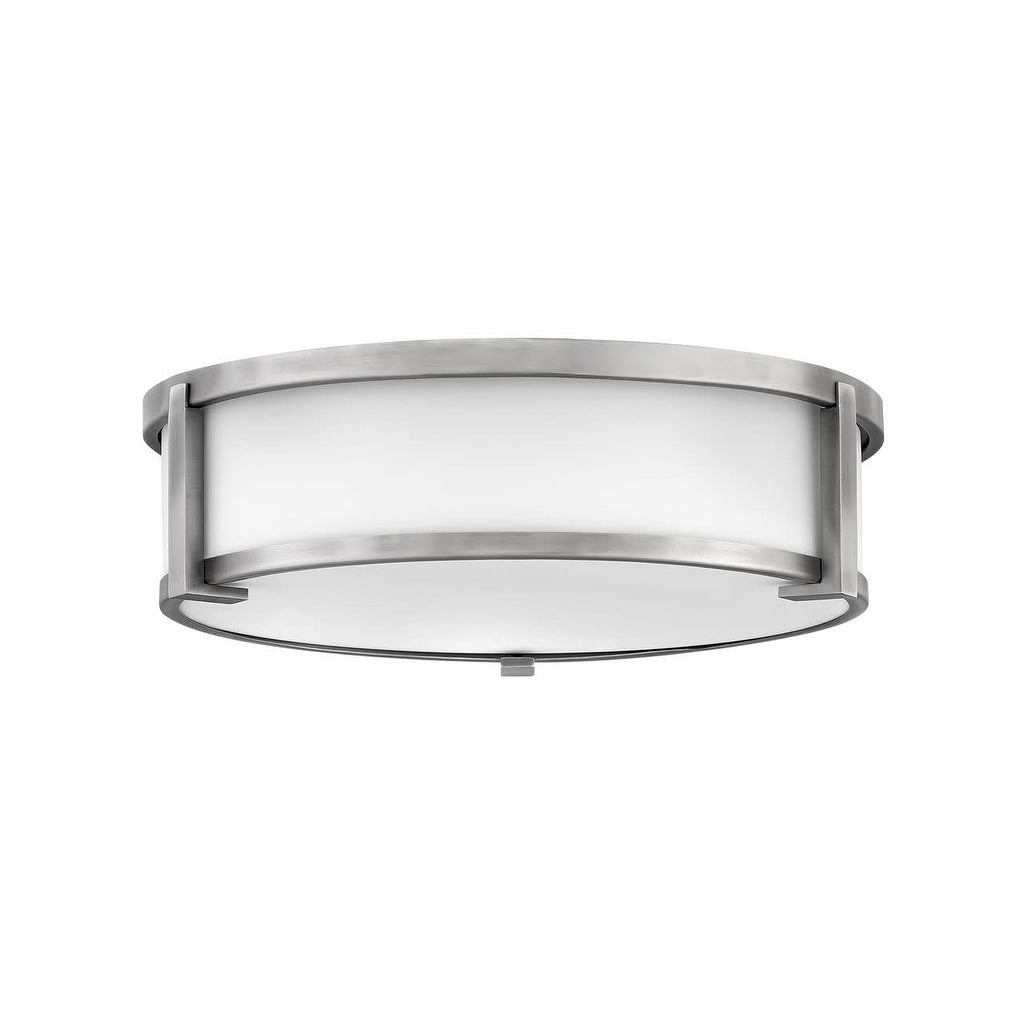 Hinkley Lighting Lowell 3 Light 16 Wide Flush Mount Drum Ceiling