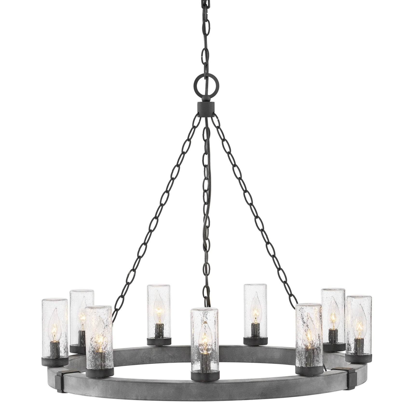 Hinkley Lighting 29208 Ll Sawyer 9 Light 30 Wide Led Outdoor Chandelier N A