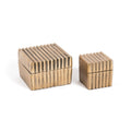 Hip Vintage Antique Gold Curtis Boxes Set Of 2