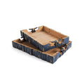 Hip Vintage Cleat Handle Trays Set Of 2