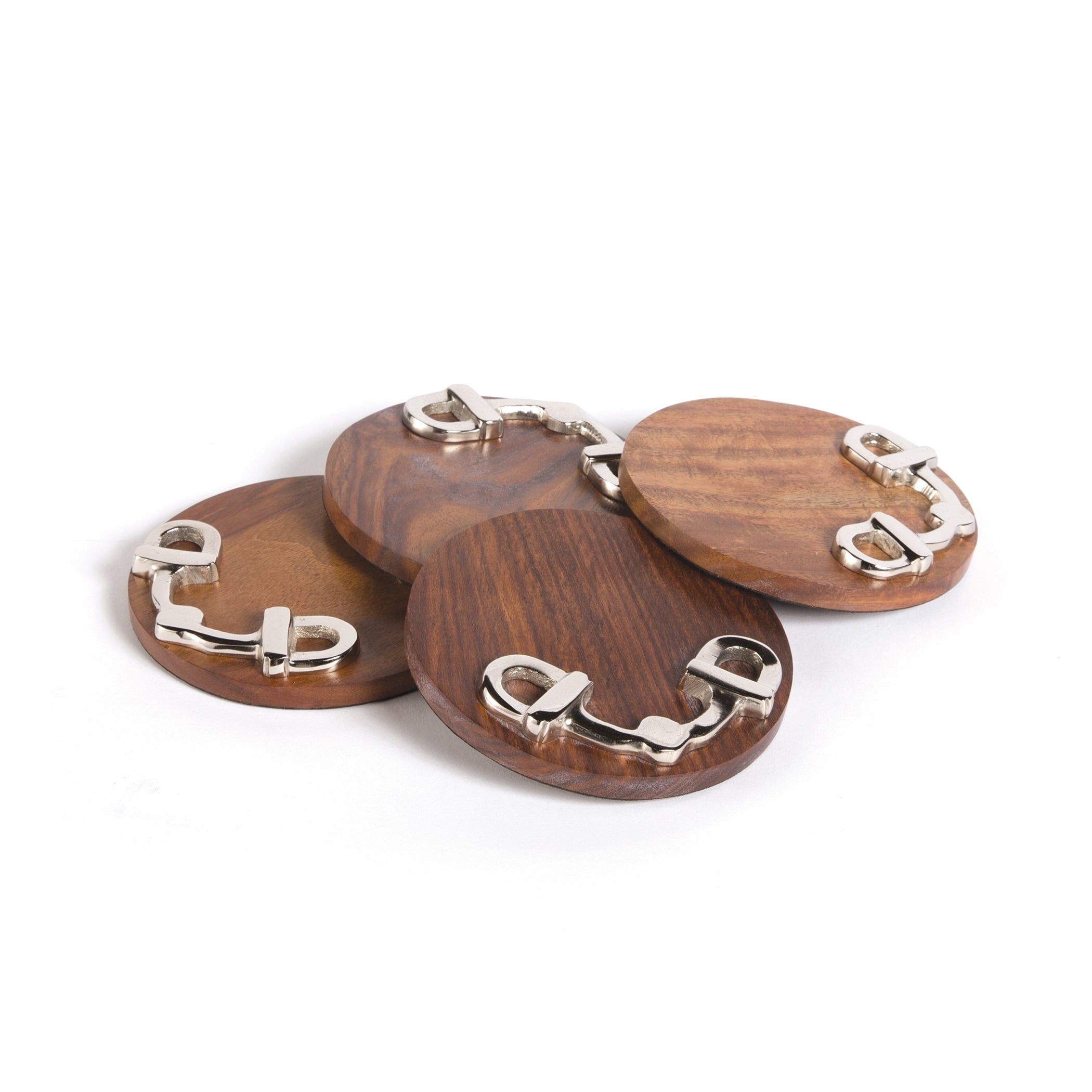 Hip Vintage Warm Natural Coasters Set Of 4