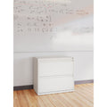 Hirsh 30 Inch Wide 2 Drawer Lateral 101 File Cabinet White