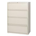 Hirsh Commercial Grade 36 Wide 4 Drawer Lateral With Roll Out Shelves