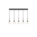 Histoire 5 Light Chrome Pendant