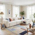 Hobbs Modern Boucle Sectional Sofa With Deep Ergonomic Seating