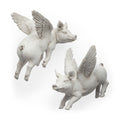 Mercana Hogbadi I White Resin Accent Piece Set Of 2