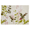 Holiday Placemats With Botanical Print Set Of 4
