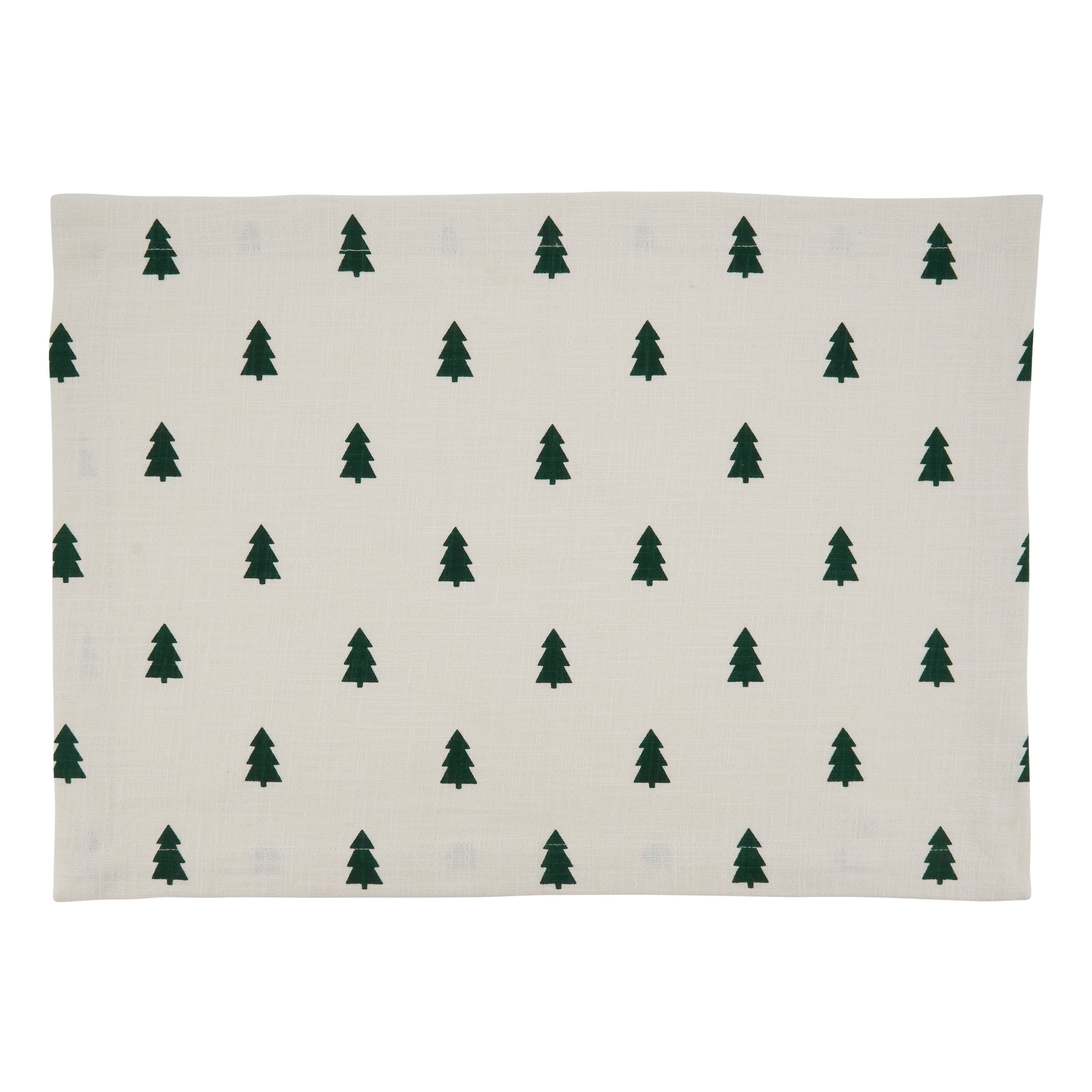 Holiday Placemats With Christmas Tree Design Set Of 4
