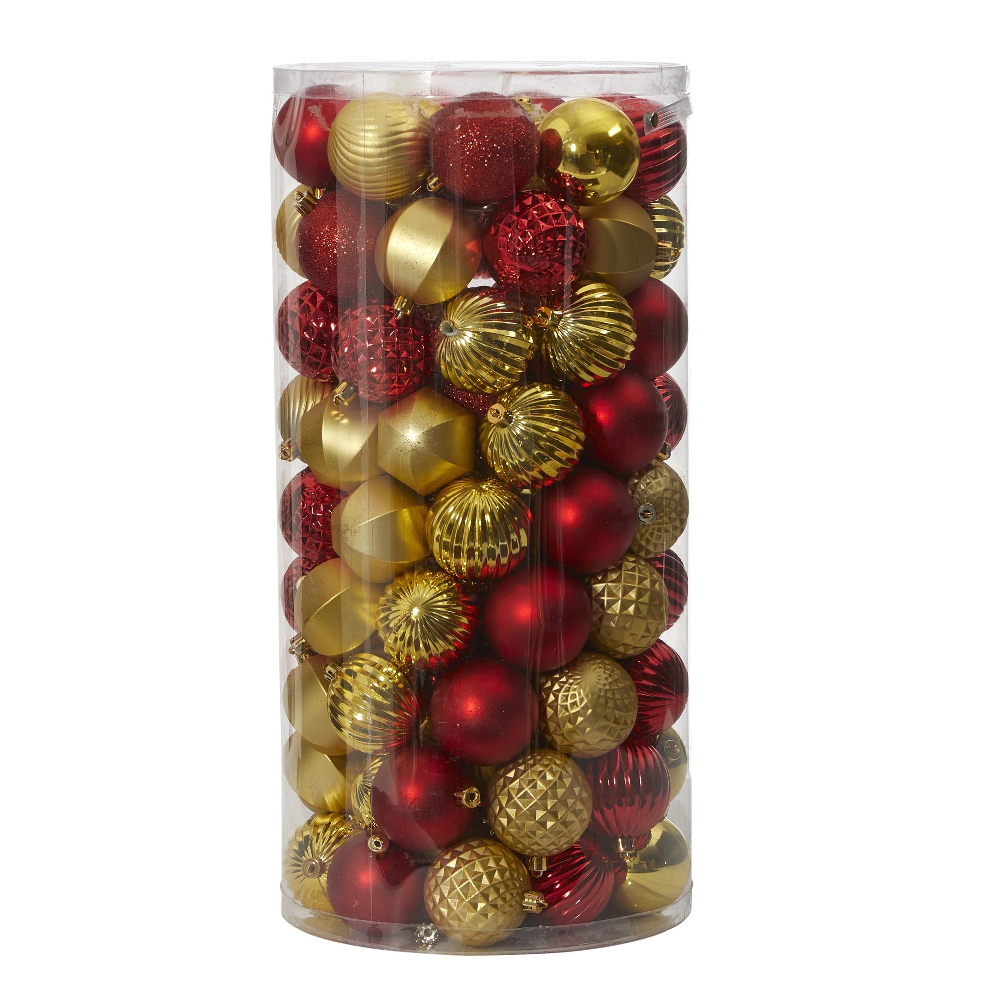 Holiday Shatterproof 101 Count Christmas Tree Ornament Set 60Mm