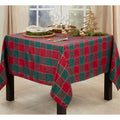 Plaid Design Square Tablecloth