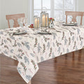 Porch Den Pembrooke Weathered Holiday Tree Trimmings Tablecloth
