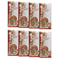 Holiday Turkey Bordered Fall Napkins Set Of 8 17 X17
