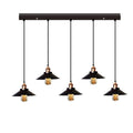 Hollie Adjustable Cord 5 Light Edison Lamp With Bulbs