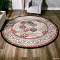 Hollywood Collection Black Multi Area Rug