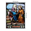 Holy Family Flight Into Egypt By Lons Le Saunier France Framed Canvas Wall Art Print