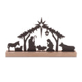 Holy Family Nativity With Animals Silhouette D Cor