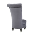 Homcom 45 Tufted High Back Flannelette Accent Chair