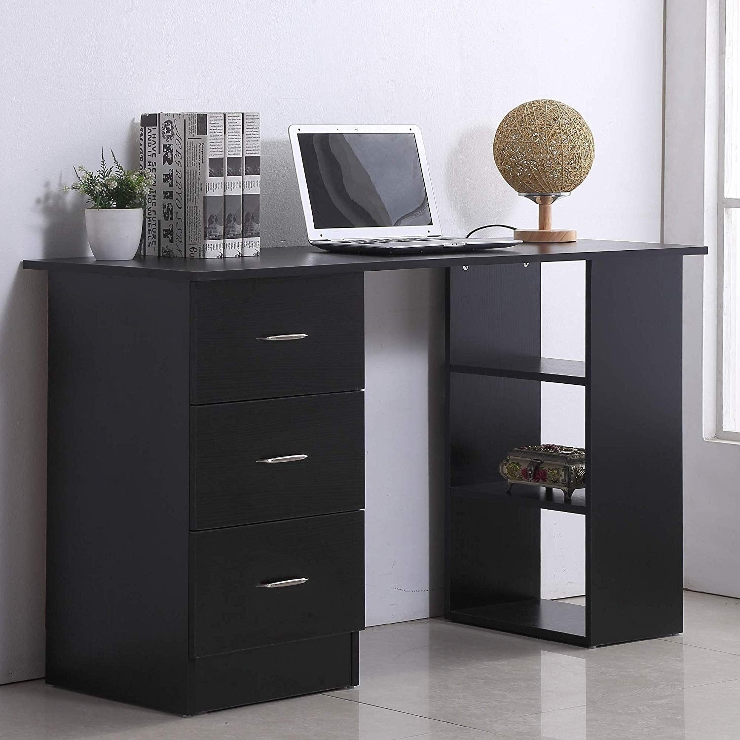 Homcom 47 Modern Home Office Computer Workstation Desk
