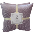 Home Accent Pillows Lilac Chenille Jacquard Throw Pillow