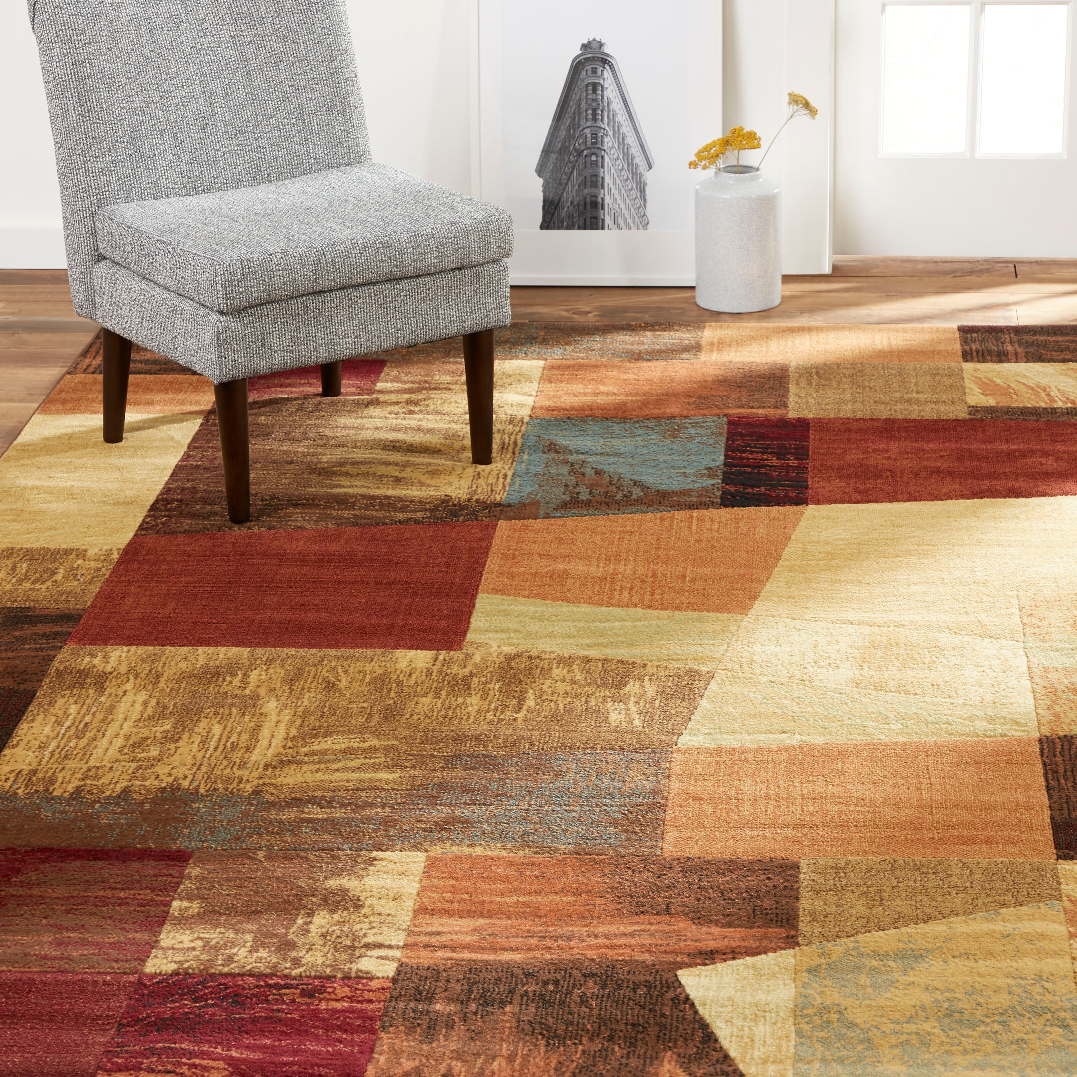 Home Dynamix Catalina Collection Contemporary Multi Area Rug 53 X 72