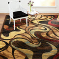 Home Dynamix Catalina Collection Black Machine Made Polypropylene Area Rug 710 X 102