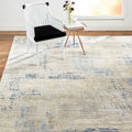 Melrose Modern Lines Gray Blue Area Rug By Home Dynamix 710 X 102