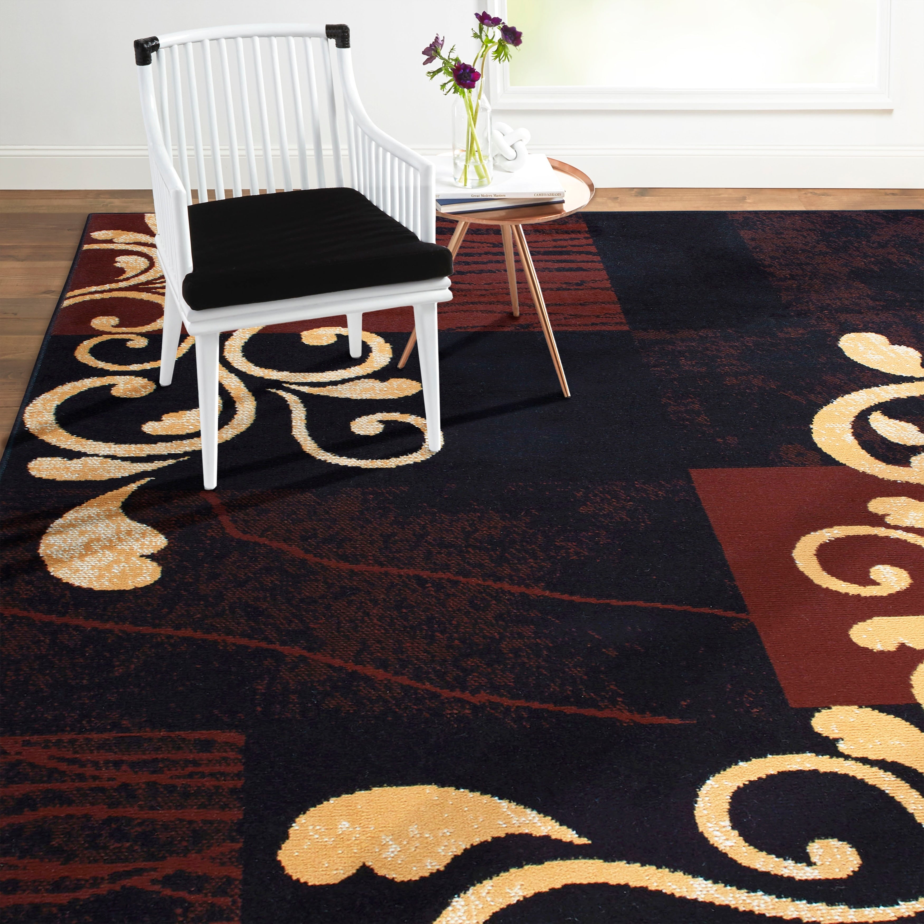 Home Dynamix Premium Collection Contemporary Ebony Accent Rug 311 X 53