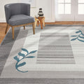 Home Dynamix Royalty Collection Traditional Brown Blue Area Rug 43 X62