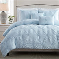 Stylish Extra Plush Comfort Floral Pintuck Comforter Set