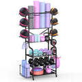 Home Gym Storage Rack With Hooks And Wheels 15.7 D X 41.5 W X 62.2 H