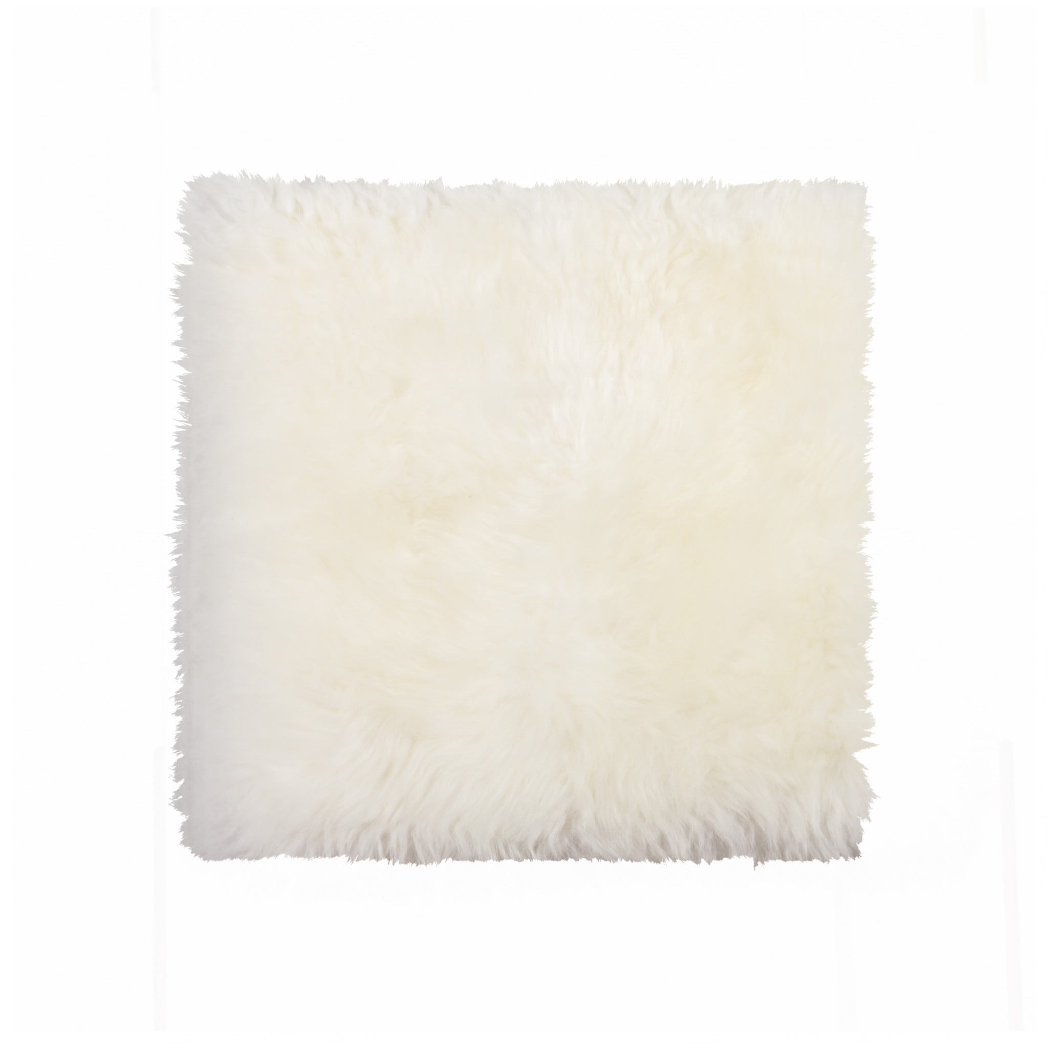 Home Roots 16 X 16 X 1 Natural Sheepskin Seat Chair Cover
