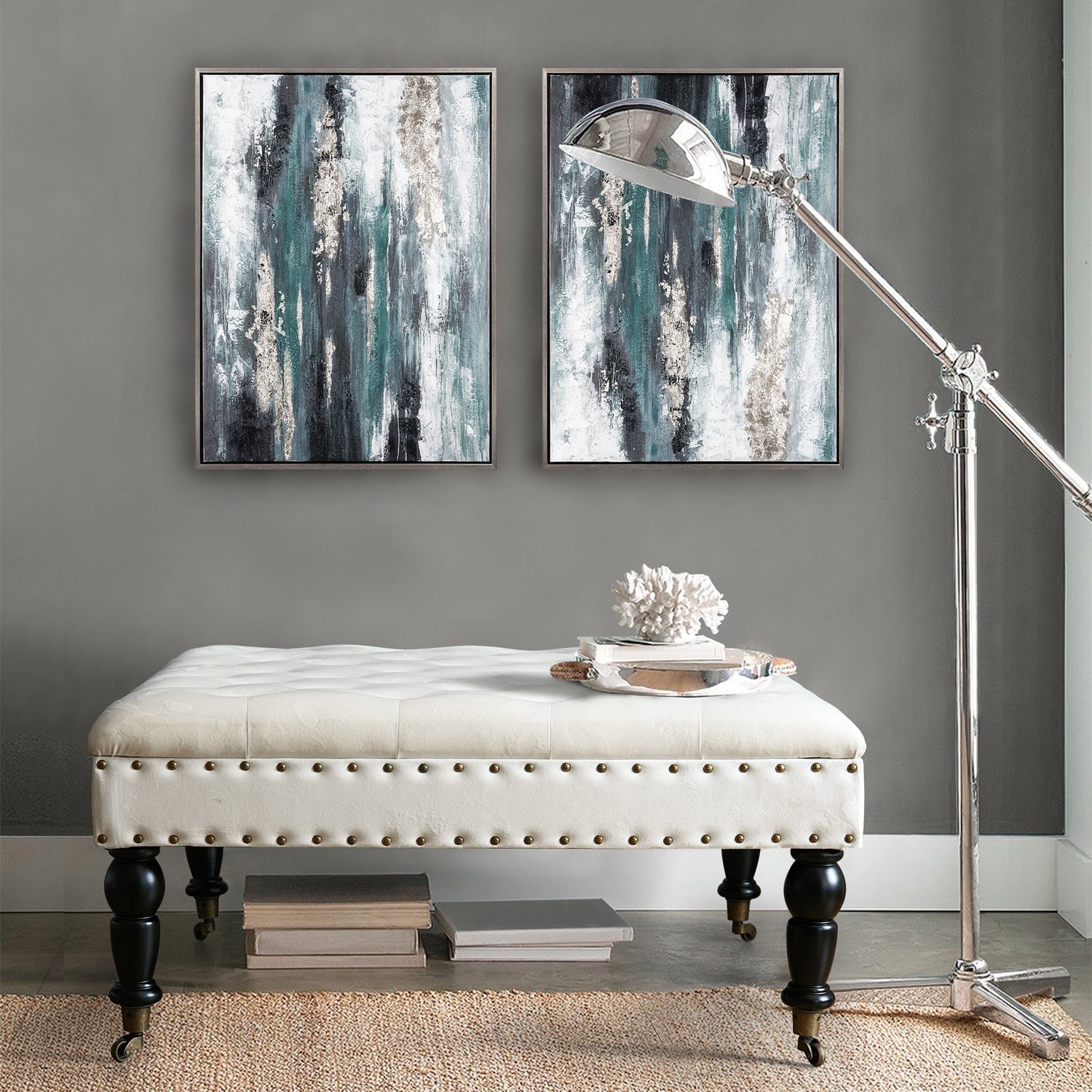 Home Soft Things Supersoft Tufted Coffee Table Ottoman 33 X 33 X 18