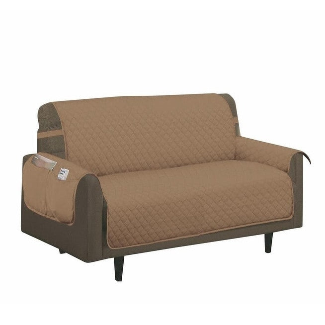 Porch Den Genrosa Quilted Diamond Loveseat Furniture Protector Slipcover