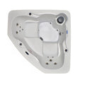 Hudson Bay Spas 3 Person 14 Jet Corner Spa With Stainless Jets And 110V Gfci Cord