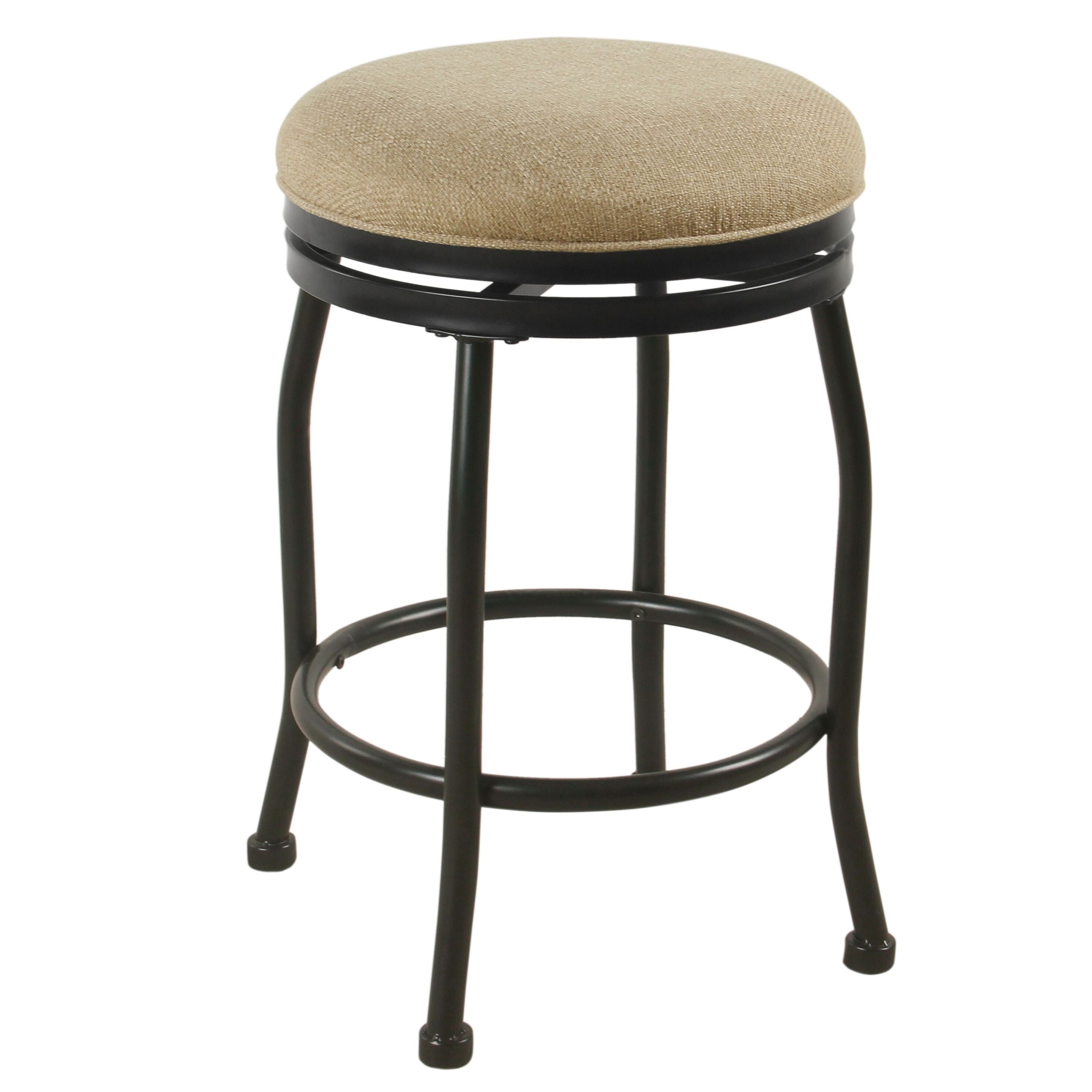 Homepop 24 Inch Swivel Counter Stool
