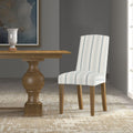 Homepop Classic Parsons Dining Chair Blue Calypso Stripe Set Of 2