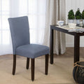 Homepop Parson Chair Midnight Blue Single