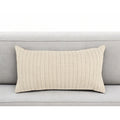 Homeroots 14 X 14 Natural Cotton Blend Pillow