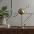 Homeroots 16 Gold Iron Solar System Tabletop Sculpture 15.00 In. X 16.00 In. X 7.00 In.