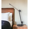 Homeroots 35 Black Metal Novelty Desk Lamp 7.88 In. X 35.00 In. X 21.25 In.