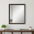 Homeroots 44 Dark Brown Framed Accent Mirror 34.00 In. X 44.00 In. X 3.00 In.