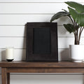 7 X 9 Black Cowhide 4 X 6 Picture Frame