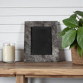 7 X 9 Grey Cowhide 4 X 6 Picture Frame