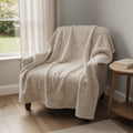 Homeroots 50 X 70 Beige Sand Dollar Microfiber Plush Throw Blanket