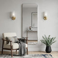 Homeroots 55 Frameless Full Length Hanging Mirror 14.96 In. X 55.12 In. X 0.51 In.